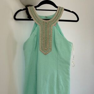 Lilly Pulitzer Aqua Sleeveless Dress